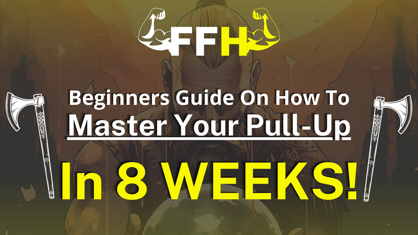 How to do Pull Ups for beginners! - 8 Weeks Beginner Calisthenics "First Pull-Up" E-Book, First Page