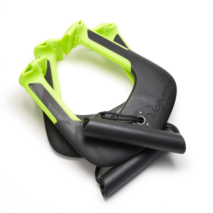 Duonamic Eleviia portable doorway pull-up handles for home and travel workouts.