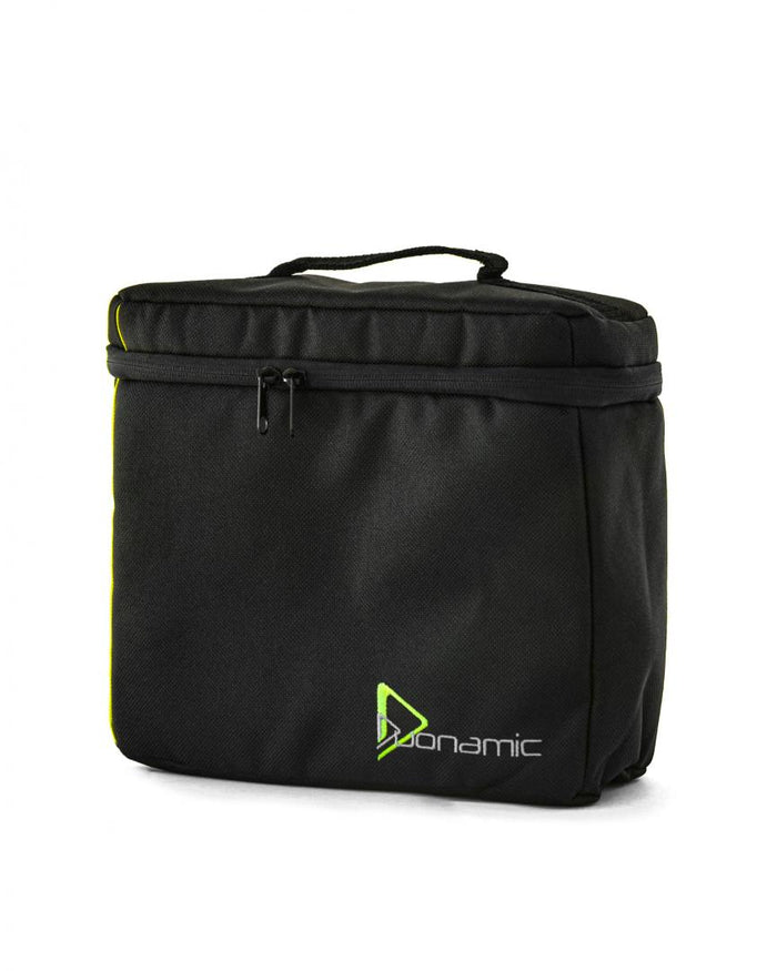 Duonamic travel bag for portable fitness equipment and workout accessories.